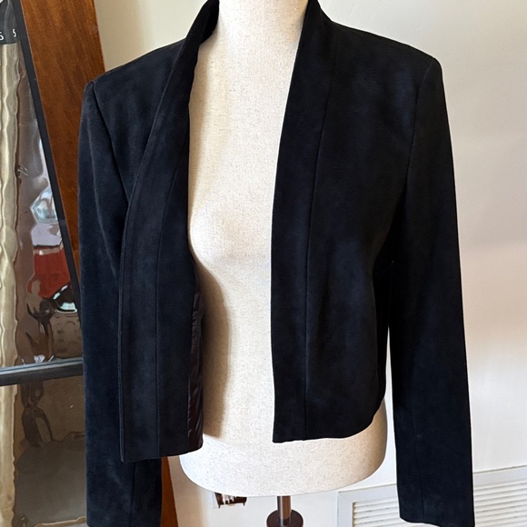 Calvin Klein Midnight Black Women's Blazer - Picture 7 of 8